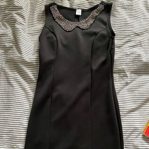 Elegant Collar Mini Dress